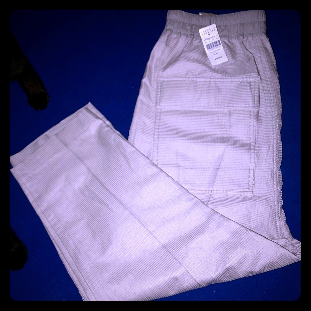 Rick Owens Khaki slacks from Barneys New York.